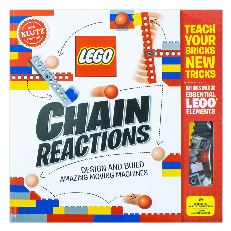 Explore the Lego Chain Reactions Activity Book by Klutz: Over 30 Essential Lego Elements for Creative Fun and Learning Building Interactive (7+ years)