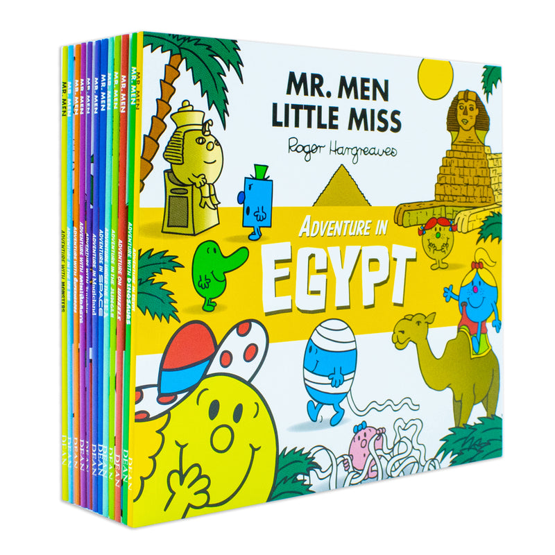 Mr Men & Little Miss Adventures 12 Book Collection Box Set By Roger Hargreaves