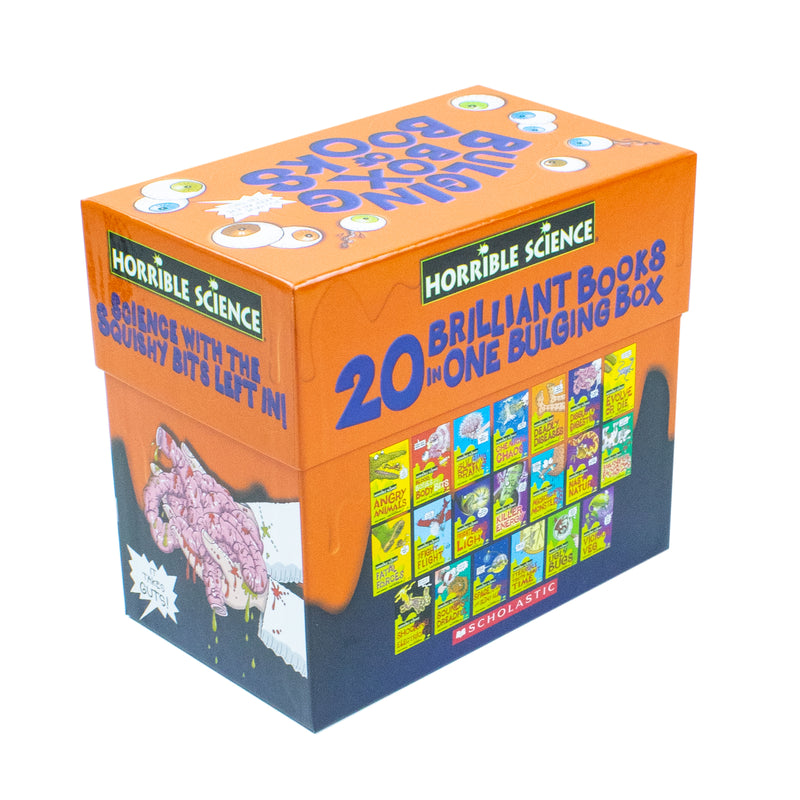 Horrible Science Bulging Box of Books Collection – 20-Book Set by Nick Arnold | Fun & Educational Science Paperback Series for Kids & Young Readers