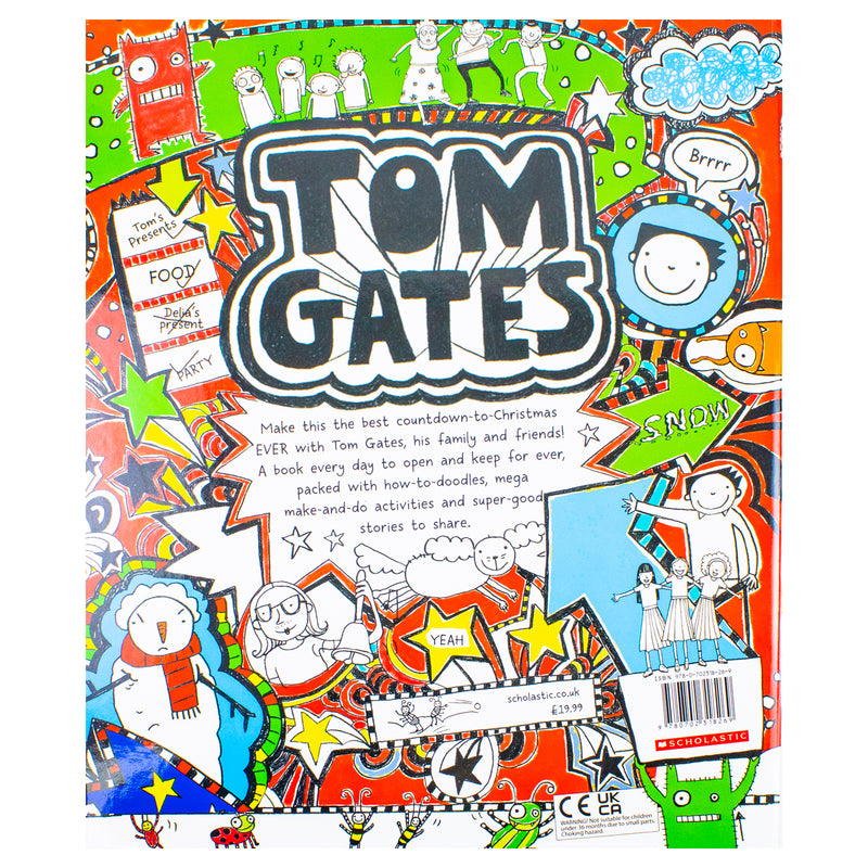 Tom Gates Advent Calendar, 24 Mini-Books Perfect for the Christmas Countdown for Kids Aged 8+ That Will Spark Their Creativity and Fun By Liz Pichon