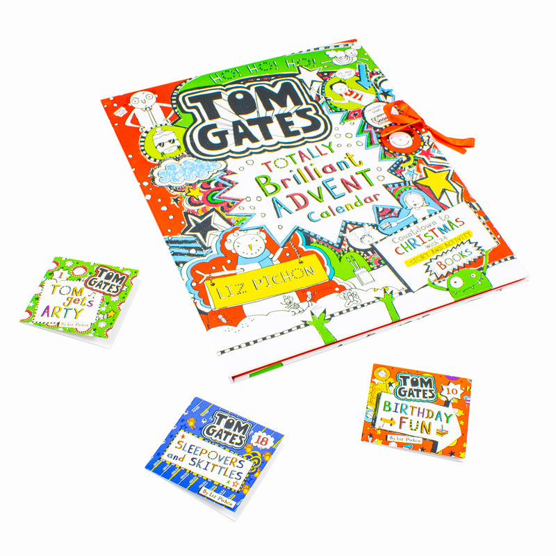 Tom Gates Advent Calendar, 24 Mini-Books Perfect for the Christmas Countdown for Kids Aged 8+ That Will Spark Their Creativity and Fun By Liz Pichon