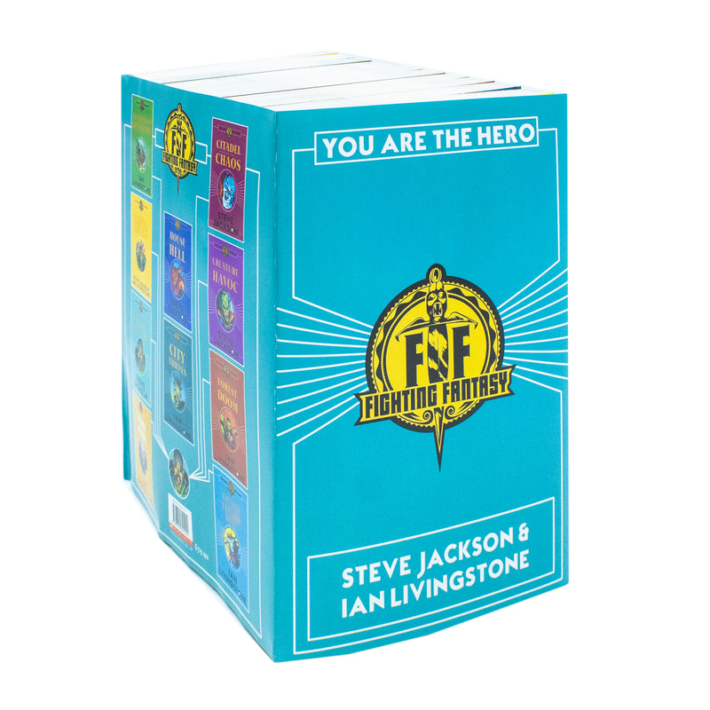 Fighting Fantasy Series You Are the Hero 10 Books Collection Set By Steve Jackson & Ian Livingstone