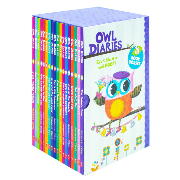 Owl Diaries Collection 1-18 Books Set By Rebecca Elliott