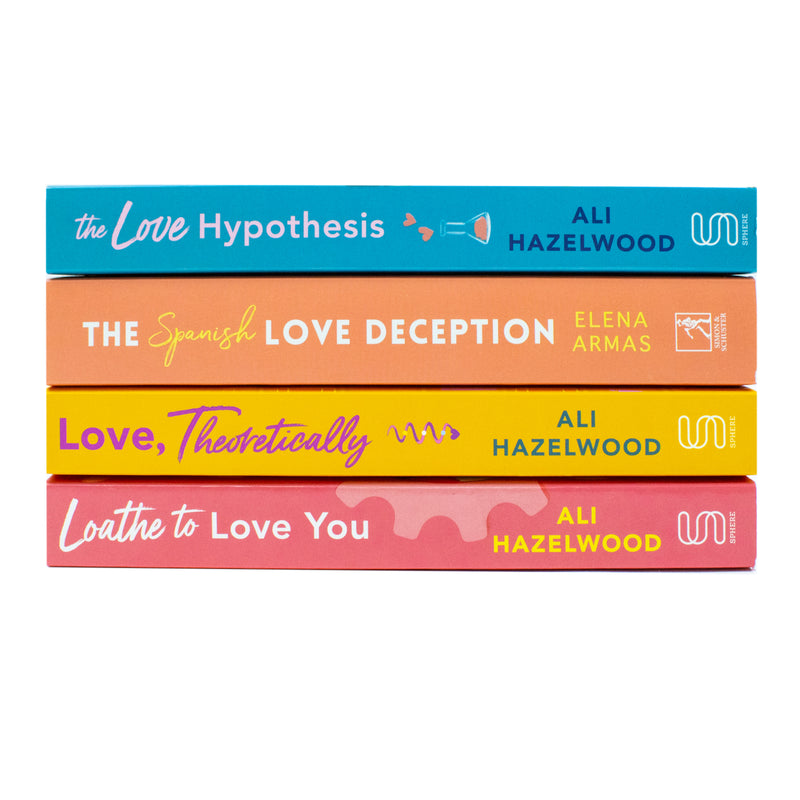 Ali Hazelwood & Elena Armas Collection 4 Book Set (The Love Hypothesis, The Spanish Love