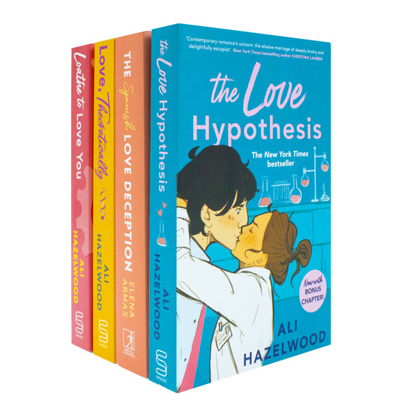 Ali Hazelwood & Elena Armas Collection 4 Book Set (The Love Hypothesis, The Spanish Love