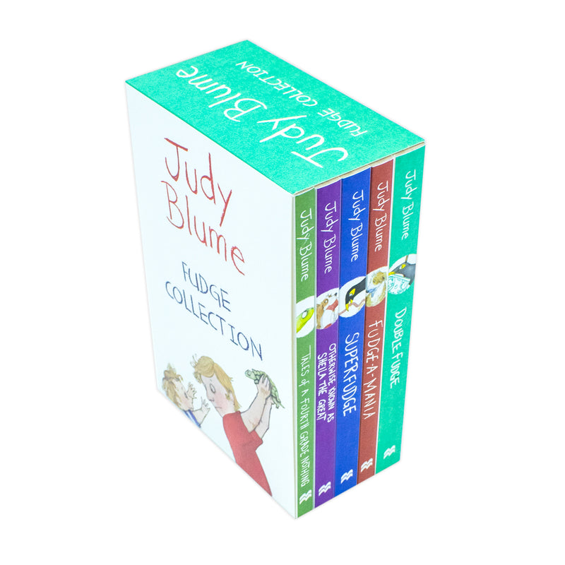 Judy Blume Fudge Series Collection 5 Books Set (Double Fudge, Tales of a Fourth Grade Nothing, Superfudge, Fudge-a-Mania, Otherwise Known as Sheila the Great)