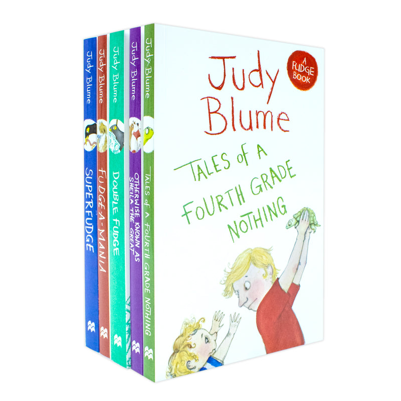 Judy Blume Fudge Series Collection 5 Books Set (Double Fudge, Tales of a Fourth Grade Nothing, Superfudge, Fudge-a-Mania, Otherwise Known as Sheila the Great)