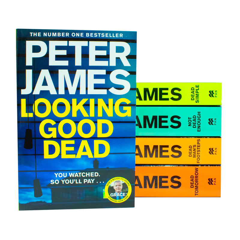 Discover the Roy Grace Mystery Series Collection Books 1-5 by Peter James - Engaging Fiction for Young Adults and Older Readers