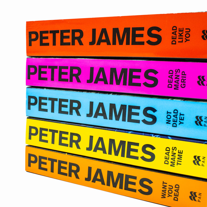 Roy Grace Series Book 6-10 Collection 5 Books Set By Peter James(Set 2) (Dead Like You, Dead Man's Grip, Not Dead Yet, Dead Man's Time & Want You Dead)