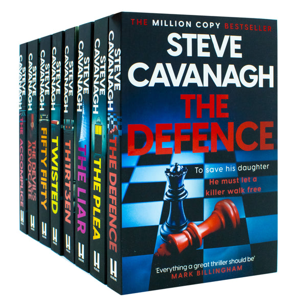 Eddie Flynn Series 8 Books Collection Set By Steve Cavanagh