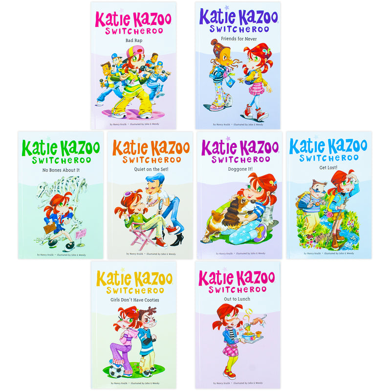 The Katie Kazoo Switcheroo 8 Flips Books With 16 Stories Collection Box Set Plus Bookmark