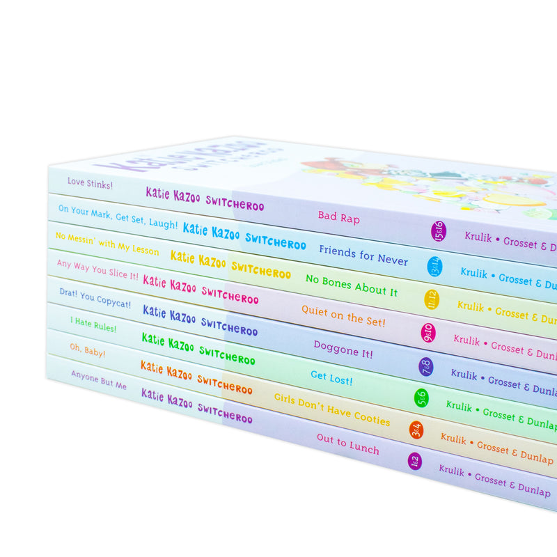 The Katie Kazoo Switcheroo 8 Flips Books With 16 Stories Collection Box Set Plus Bookmark