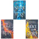 The Harbinger Series By Jennifer L Armentrout 3 Book Collection, Grace and Glory, Rage and Ruin, Storm and Fury, Fantasy, Paperback,