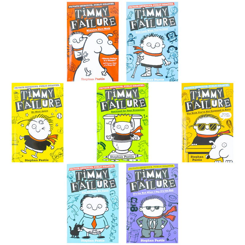 Timmy Failure's Finally Great Boxed Set 7 Books Collection Series (Volume 1-7)