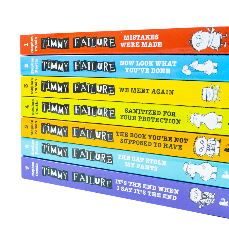 Timmy Failure's Finally Great Boxed Set 7 Books Collection Series (Volume 1-7)