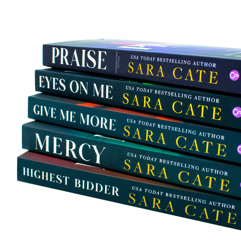 Salacious Players Club Series 5 Books Collection Set by Sara Cate (Praise, Eyes on Me, Give Me More, Mercy & Highest Bidder) – must-read steamy romance books!