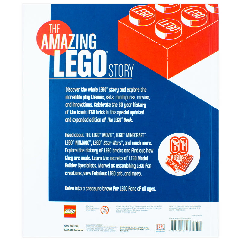 The Lego Book, New Edition: With Exclusive Lego Brick by Daniel Lipkowitz