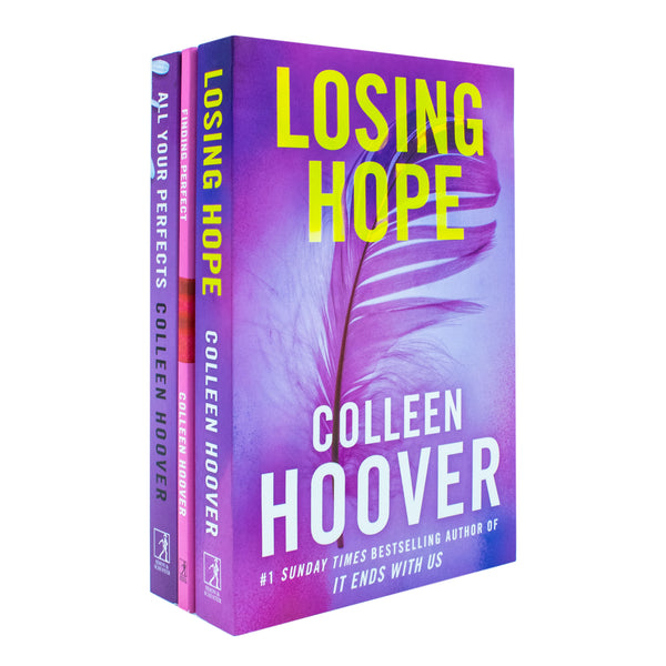 Colleen Hoover 3 Book Set ( Losing Hope, All Your Perfects, Finding Perfect )