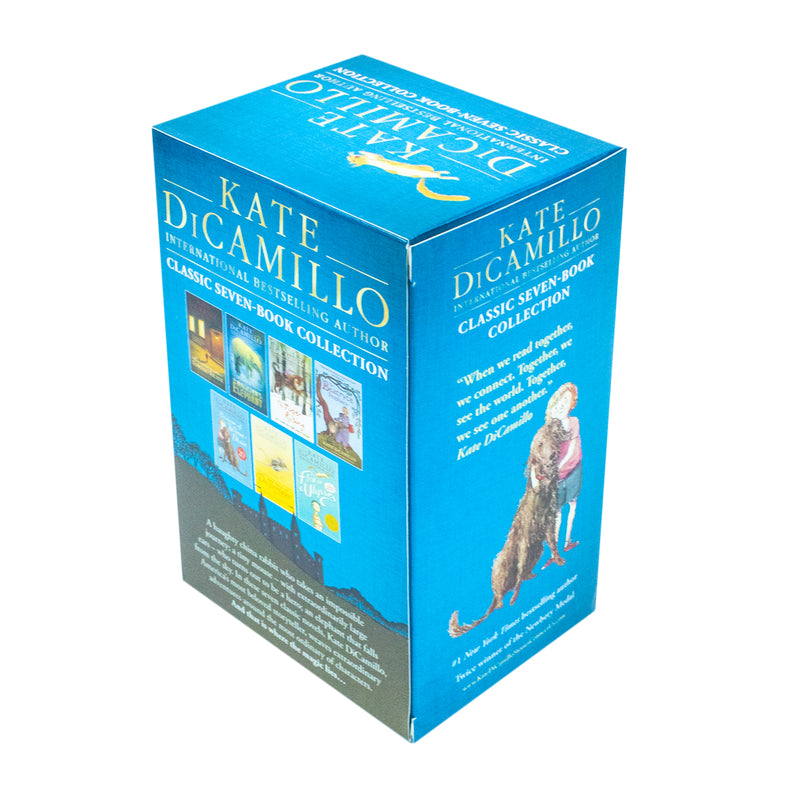 Kate Dicamillo Collection 7 Books Box Set (The Miraculous Journey of Edward Tulane, Magician's Elephant, Tiger Rising, Beatryce Prophecy, Because of Winn-Dixie, Tale of Despereaux & Flora & Ulysses)