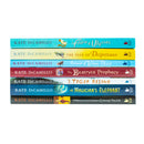 Kate Dicamillo Collection 7 Books Box Set (The Miraculous Journey of Edward Tulane, Magician's Elephant, Tiger Rising, Beatryce Prophecy, Because of Winn-Dixie, Tale of Despereaux & Flora & Ulysses)