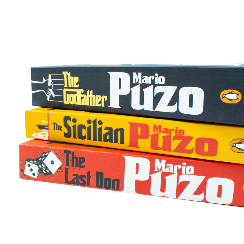 Mario Puzo The Godfather Collection 3 Books Set (The Godfather, The Last Don & The Sicilian)- Mafia Classics, Thrilling Crime Fiction,Must Read Novels