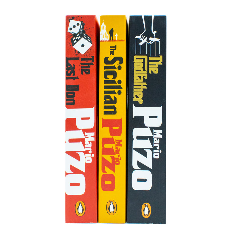 Mario Puzo The Godfather Collection 3 Books Set (The Godfather, The Last Don & The Sicilian)- Mafia Classics, Thrilling Crime Fiction,Must Read Novels