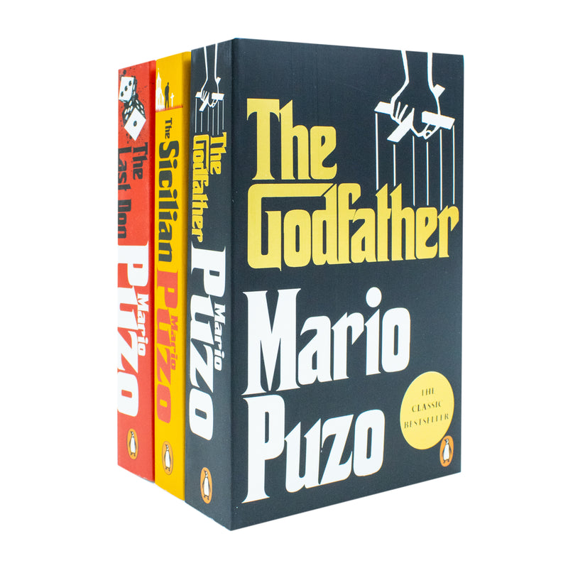 Mario Puzo The Godfather Collection 3 Books Set (The Godfather, The Last Don & The Sicilian)- Mafia Classics, Thrilling Crime Fiction,Must Read Novels