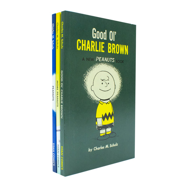 The Classic Peanuts Collection 3 Book Set By Charles M. Schulz (Includes 3 Art Cards)