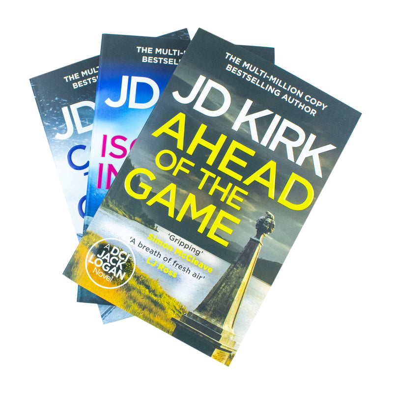 DCI Logan Crime Thrillers 10-12: 3 Books Collection Set By JD Kirk (Ahead of the Game, An Isolated Incident & Colder than the Grave)