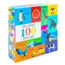 My First 100 Words Box Set 4 Board Books Collection Set(Words, Animals, Colours, Shapes and Numbers, Letters and Phonics)