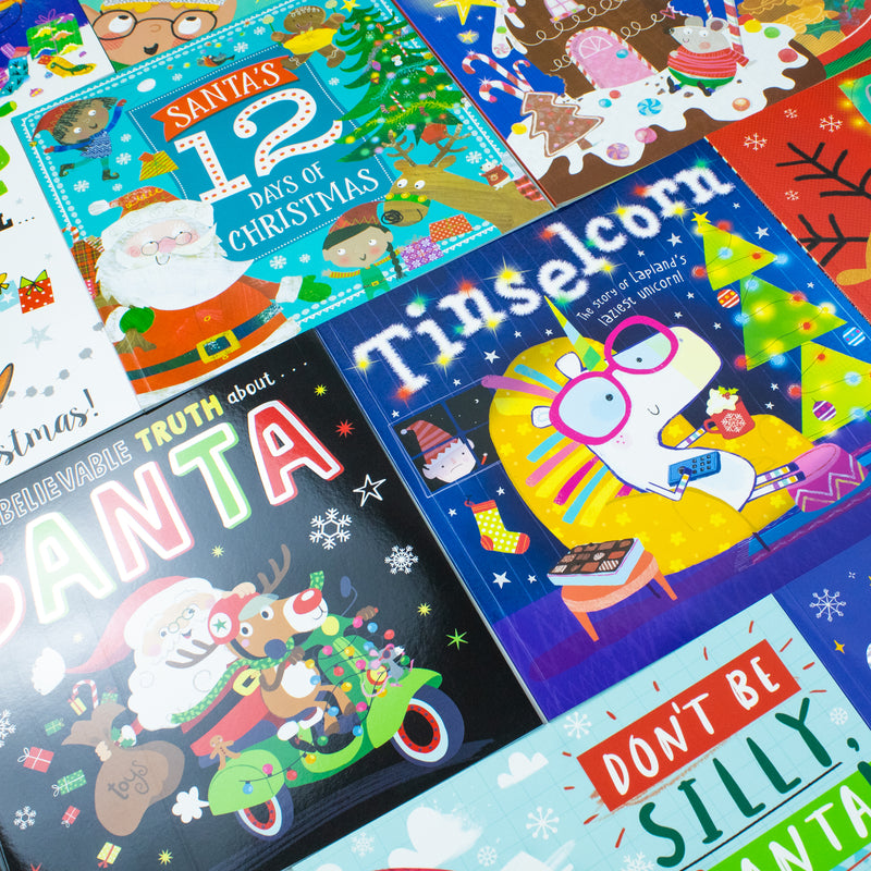 Christmas Storybook Collection 10 Books Set Ziplock - Perfect for Ages 0-5 Years - Fun and Engaging Storybooks in Paperback