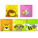 Usborne Touchy-feely books That's not My Collection 6, 5 Books Set By Fiona Watt (Bee, Fairy, Hedgehog, Meerkat, Tiger)