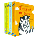 Usborne Touchy-Feely Thats not My Zoo Collection : Zebra and Friends 4 Books Collection Set