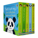 Usborne Touchy-Feely Thats not My Zoo Collection Set 3: Panda and Friends 5 Books Collection Set by Fiona Watt