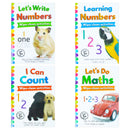 123 Let's Learn Numbers Wipe Clean 4 Books Set inc Pen