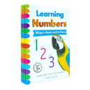 123 Let's Learn Numbers Wipe Clean 4 Books Set inc Pen