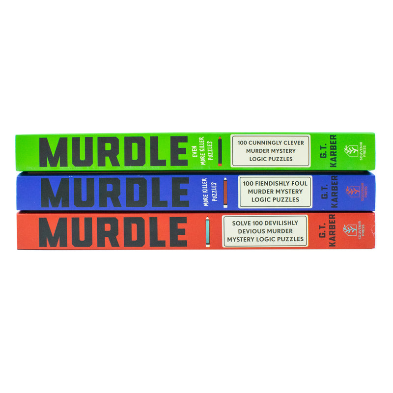 Murdle Puzzle Series 3 Books Collection Set (Murdle, Murdle: More Killer Puzzles and Murdle: Even More Killer Puzzles)