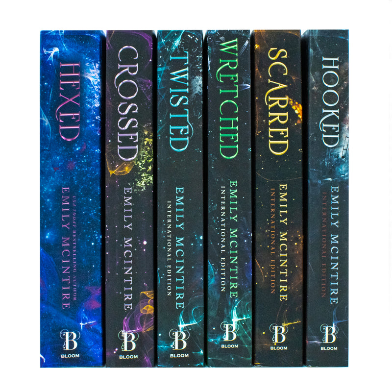 Never After Series by Emily McIntire Complete 6 Books Collection Set (Hexed, Hooked, Scarred, Wretched, Twisted and Crossed)