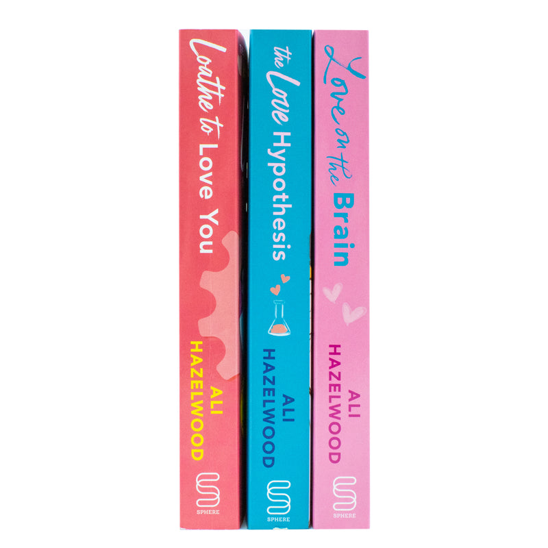 Ali Hazelwood Collection 3 Books Set (The Love Hypothesis, Love on the Brain & Loathe To Love You)