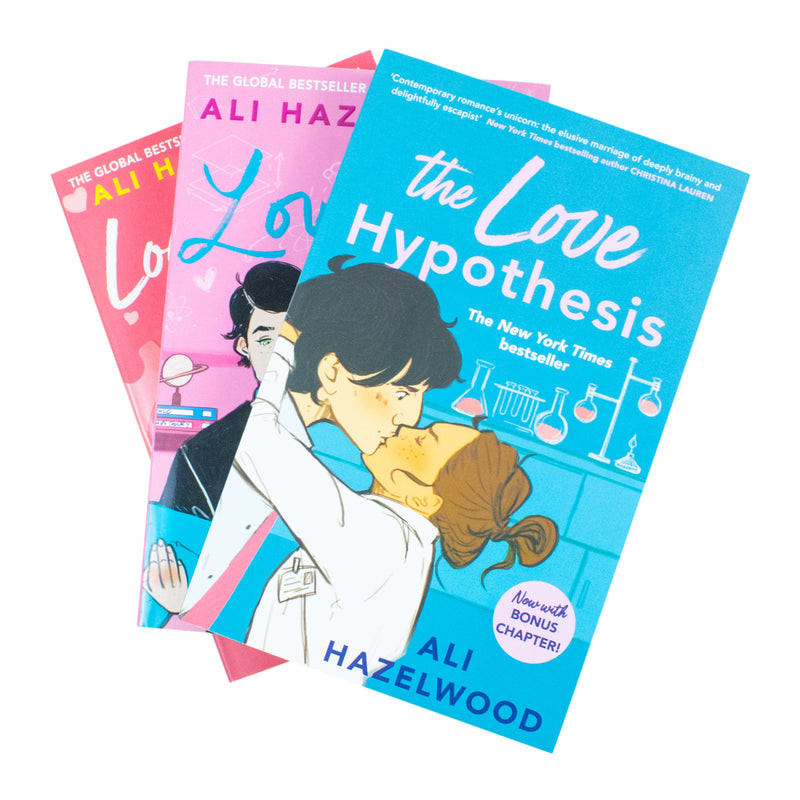 Ali Hazelwood Collection 3 Books Set (The Love Hypothesis, Love on the Brain & Loathe To Love You)