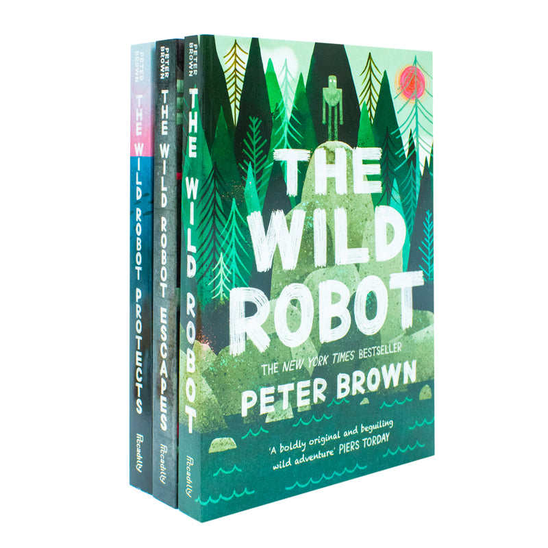 The Wild Robot Series 3 Books Collection (The Wild Robot, The Wild Robot Escapes and The Wild Robot Protects)