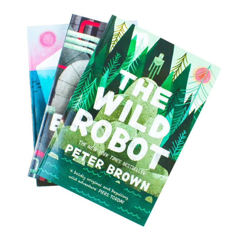 The Wild Robot Series 3-Book Collection: Adventure, Robots, Nature & Survival for Young Readers - The Wild Robot, Escapes & Protects