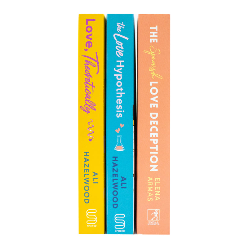 Ali Hazelwood & Elena Armas Collection 3 Book Set (The Love Hypothesis, The Spanish Love Deception, Love Theoretically)