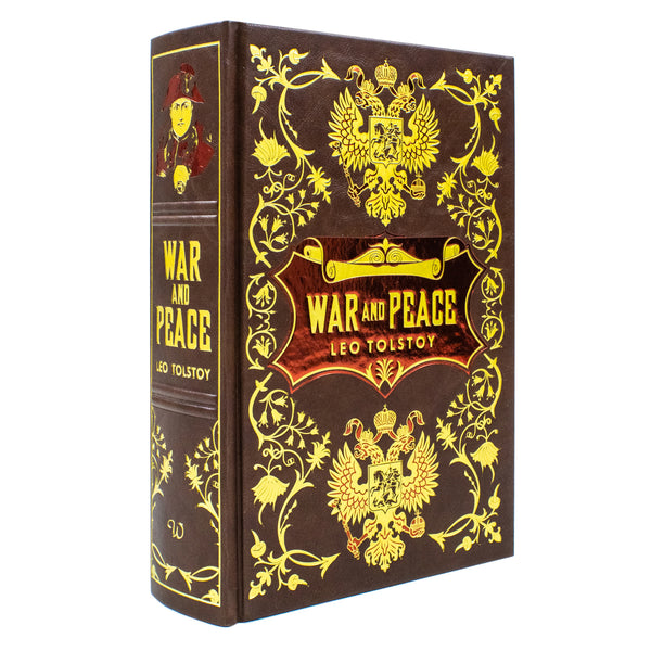 War and Peace by Leo Tolstoy - A classic leather bound edition of the monumental novel exploring war, love, and society’s impact in 19th century Russia