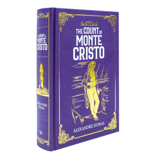 The Count of Monte Cristo by Alexandre Dumas - Leather Bound Edition for Ages 12+ - A Classic Must-Read Adventure