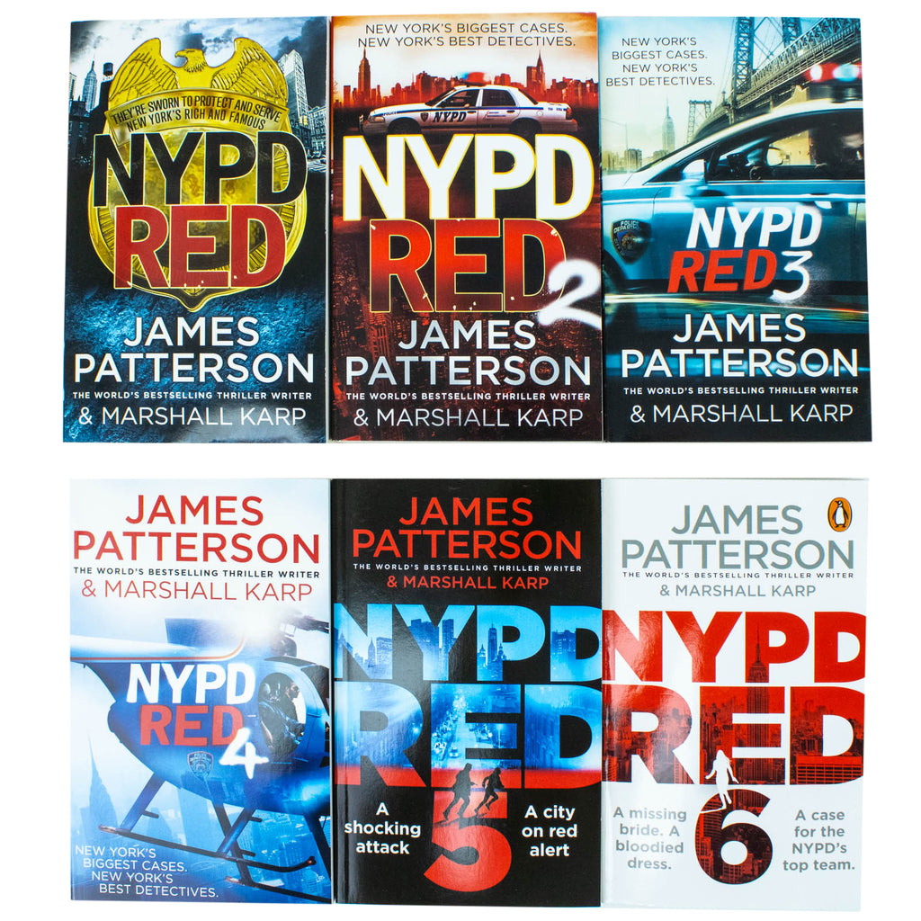 James Patterson NYPD Red Series Collection 1-6 Books Set – Lowplex