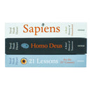 Yuval Noah Harari 3 books Collection Set (Sapiens, Homo Deus, 21 Lessons)