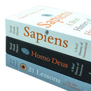 Yuval Noah Harari 3 books Collection Set (Sapiens, Homo Deus, 21 Lessons)