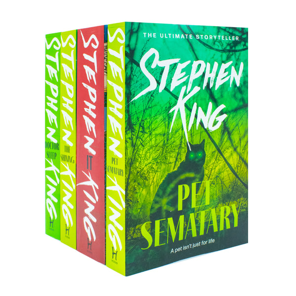 Stephen King Collection 4 Books Set The Shining, Pet Sematary, IT & Doctor Sleep