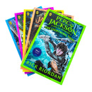 Percy Jackson Graphic Novels 5 Books Collection Set by Rick Riordon, The Lightning Thief...